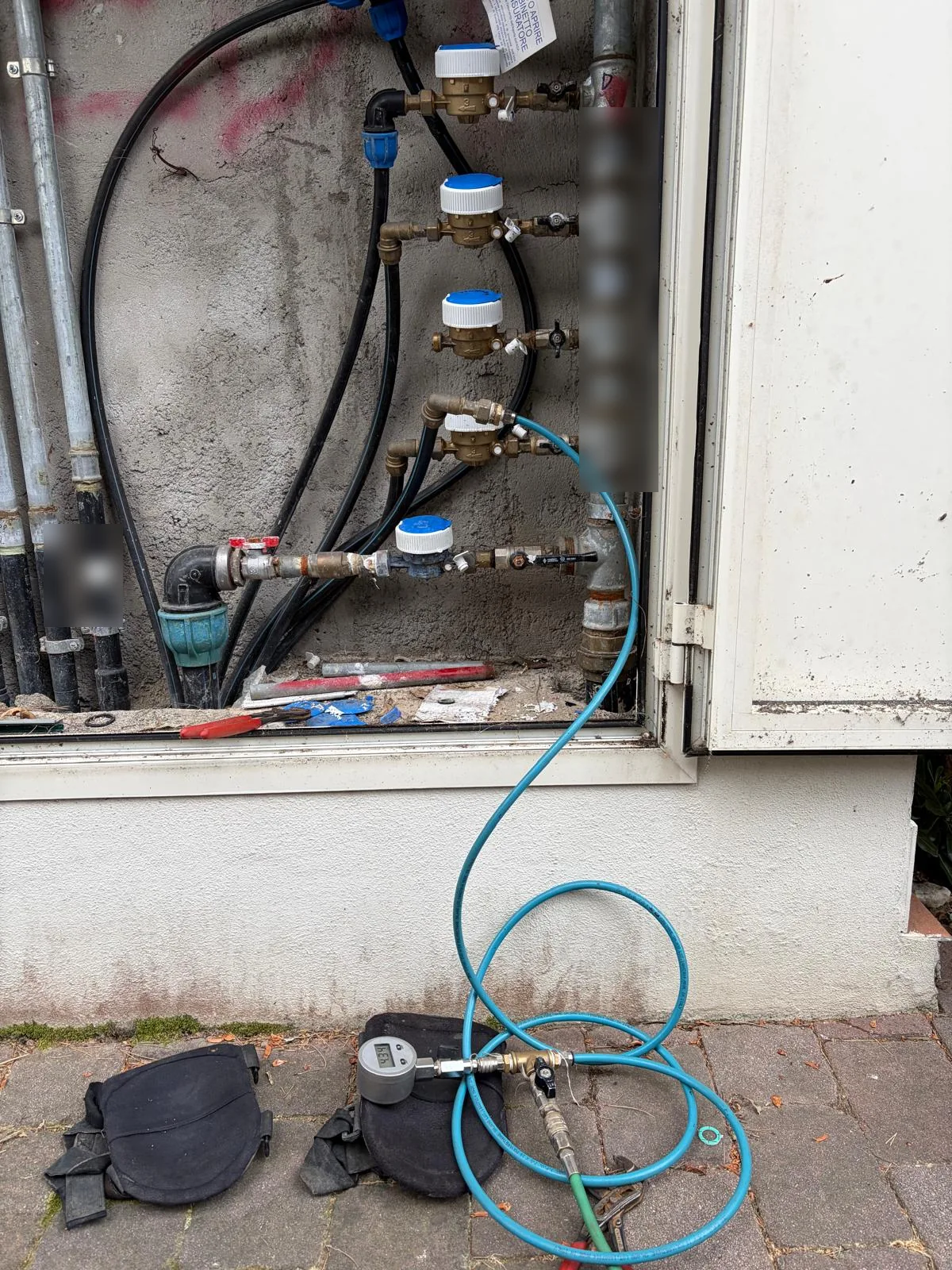 Punto di carico dello Special Tracer Gas sull’impianto a Castiglioncello