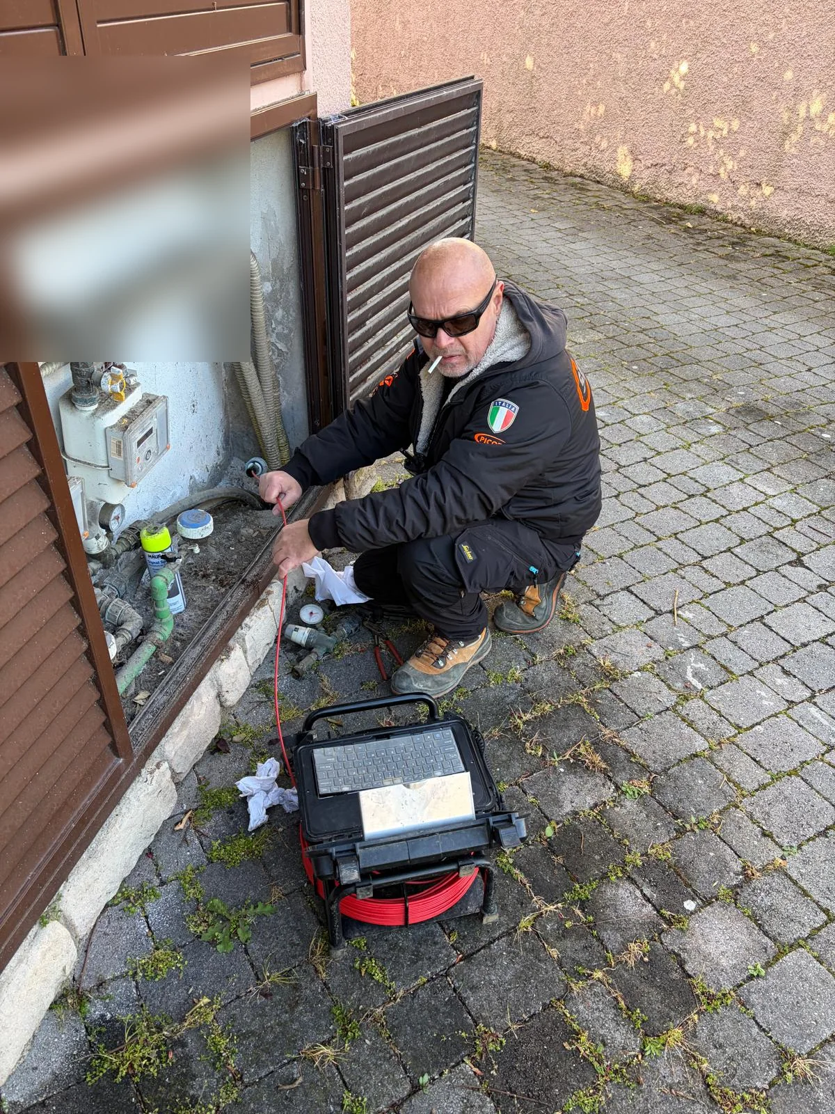 Videoispezione eseguita per la mappatura della tubazione a Montenero